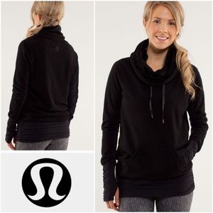 LULULEMON 6 Don't Hurry Be Happy Pullover Black Size 6